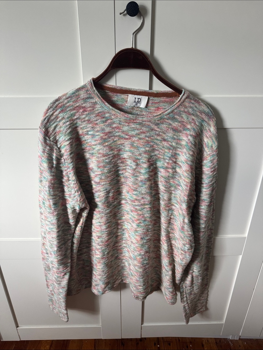 Multicolor Marled Crewneck Sweater - Pastel Blend